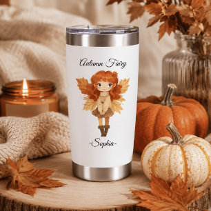 Minimal Autumn Fairy – Custom Tumbler