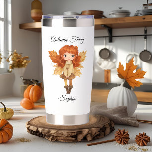 Minimal Autumn Fairy – Custom Tumbler