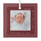 Minimal Baby Name & Birth Stats Photo Red Keepsake