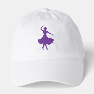 Minimal Ballerina Silhouette Ballet Dancer Dad Hat