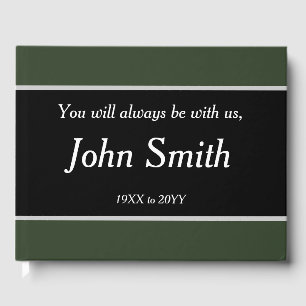 Minimal & Basic Funeral/Memorial Guestbook