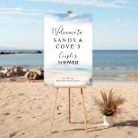 Minimal Beach Welcome Sign Foam Poster Board<br><div class="desc">Minimal Beach Minimalist Beach Coastal Nautical Outer Banks Hilton Head Sand Wedding Shower Ocean Watercolor Bridal Shower Baby Shower Birthday Wedding Welcome Sign Poster Board</div>
