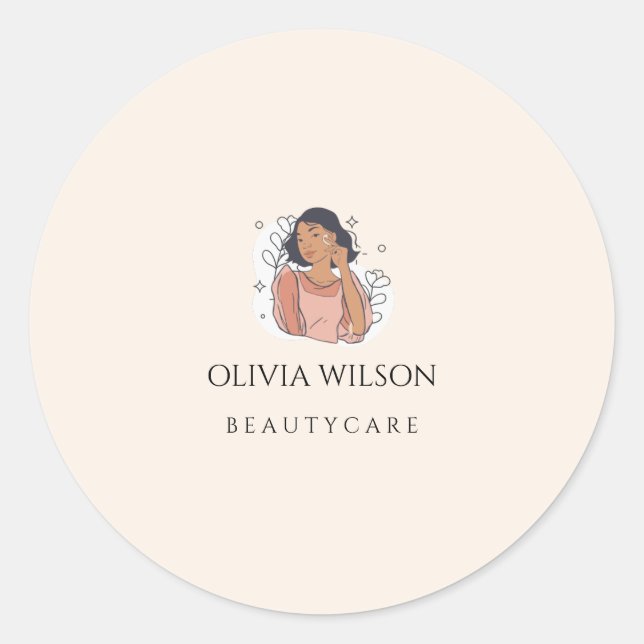 Minimal Beauty Care Sticker (Front)
