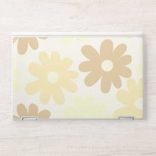 Minimal Beige Floral Laptop Skin