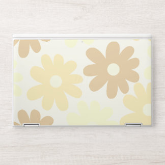 Minimal Beige Floral Laptop Skin