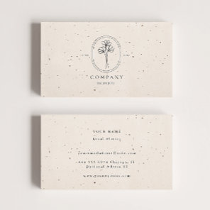 Minimal Beige Textured Business Card