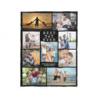 Minimal BEST DAD EVER Photo Collage Personalized