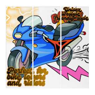 Minimal Bike Art Graphic –Motorcycle