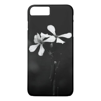 minimal black and white floral iPhone 8 plus/7 plus case
