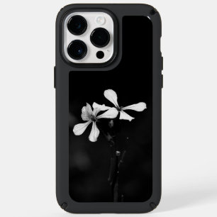 minimal black and white floral speck iPhone 14 pro max case