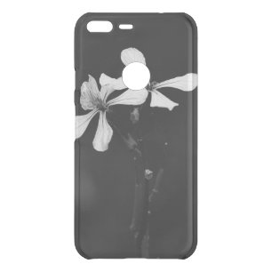 minimal black and white floral uncommon google pixel XL case