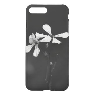 minimal black and white floral iPhone 8 plus/7 plus case