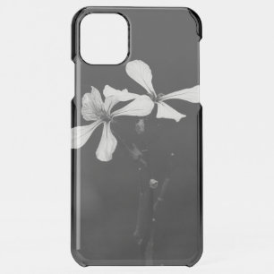minimal black and white floral iPhone 11 pro max case