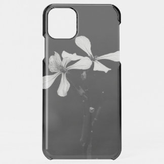 minimal black and white floral iPhone 11 pro max case