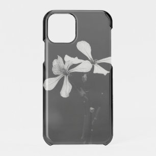 minimal black and white floral iPhone 11 pro case