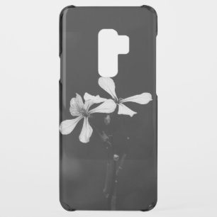 minimal black and white floral uncommon samsung galaxy s9 plus case
