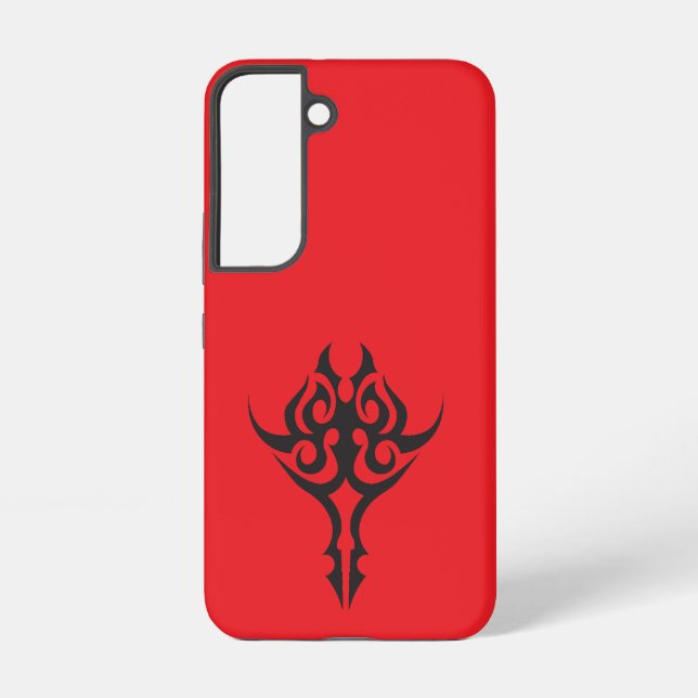 Minimal Black Ink Tattoo Style Artwork Samsung Galaxy Case (Back)