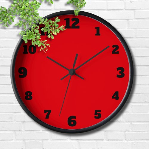 Minimal Black Large Numbers  Minimal Red  Clock