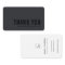 MINIMAL BLACK ON BLACK THANK YOU LOGO SHOPPING