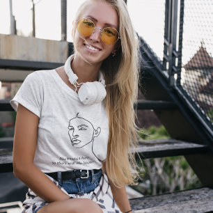 Minimal Black She Became A Hero Inspiration Girl T-Shirt