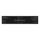 Minimal Black White Cosmetic Jar Ingredients Label