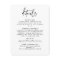 Minimal Black White Handwritten Script Wedding