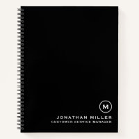 Minimal Black White Monogram