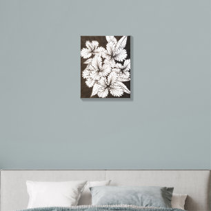 Minimal Bloom Canvas Photo Tile