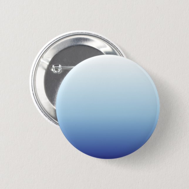 Minimal Blue Gradient Background  Button (Front & Back)