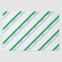 Minimal Blue Green Medium Stripe Japanese Text