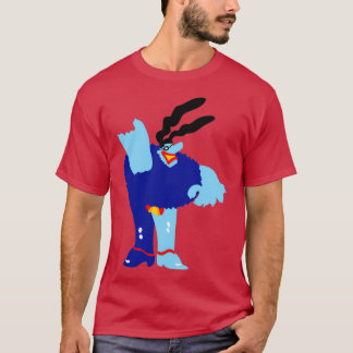Minimal Blue Meanie T-Shirt