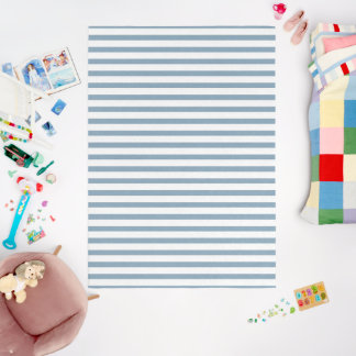 Minimal Blue Stripes Modern Pattern Design Outdoor Rug