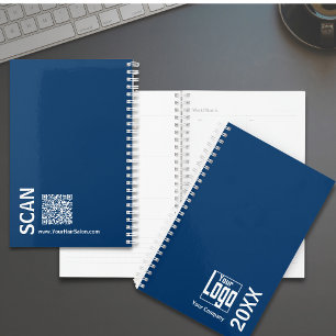 Minimal Blue White Small Business Appointment Book Planner