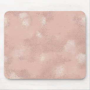 Minimal Blush Speckled Pattern Mouse Pad
