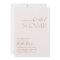 Minimal Boho Bridal Shower Invitation Neutral
