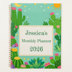 Minimal Boho Desert Theme monthly Planner