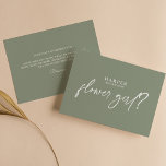 Minimal Boho Sage Green Flower Girl Proposal<br><div class="desc">Minimal Boho Sage Green Flower Girl Proposal. The word 'flower girl' is not editable. Check the collection for more matching items.</div>