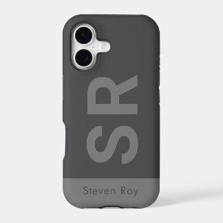 minimal bold personalised iPhone 17 case