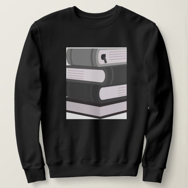 Minimal Book Art Sweatshirt (Design Front)