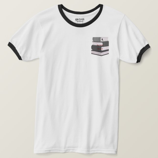 Minimal Book Art T-Shirt (Design Front)
