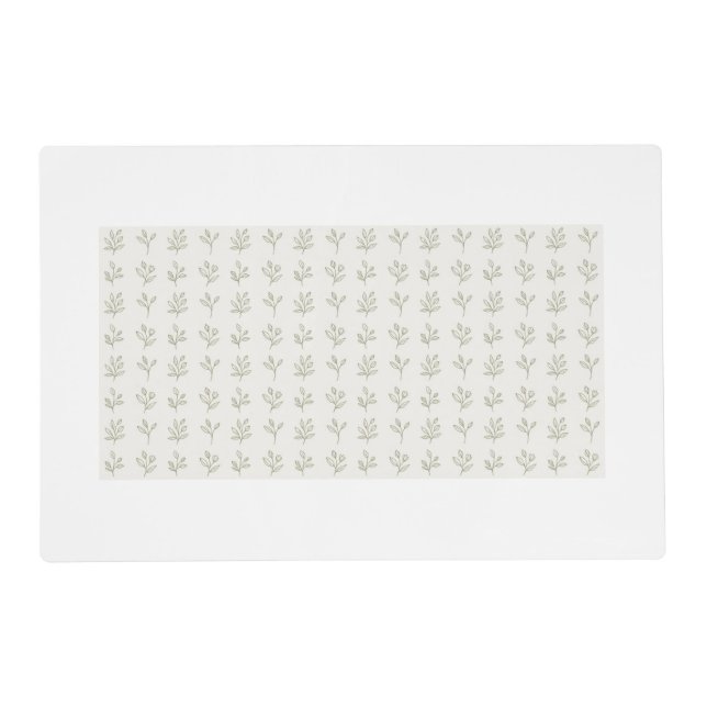 Minimal Botanical Placemats (Front)