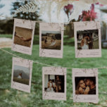 Minimal Botanical Terracotta | Table Number Card<br><div class="desc">Featuring your own photos - think engagment photos, childhood photos, relationship photos. These table number cards are a unique way to showcase your favorite photos. Table numbers enhance the look of your tablescape and put the finishing touch on your special day. Personalized text printing of the names or numbers of...</div>