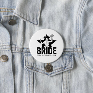 Minimal Bride Floral Button