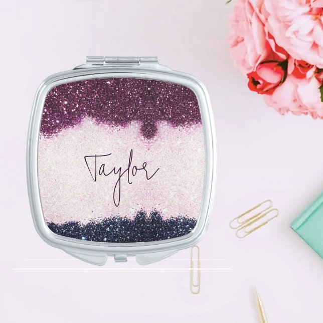 Minimal Bridesmaid Proposal Gift Compact Mirror (Creator Uploaded)