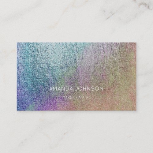 Minimal Brush Glam Stylist Make Up Artist Vip Business Card