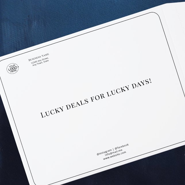 Minimal Business Add Your Logo Modern Simple Envelope Mailers (Custom Branded Envelope Mailers | Business Shipping)