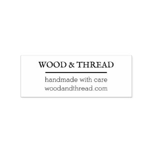 Minimal Business Address Stamp for Branding