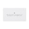 Minimal Business Cards | Simple Hello White Mini