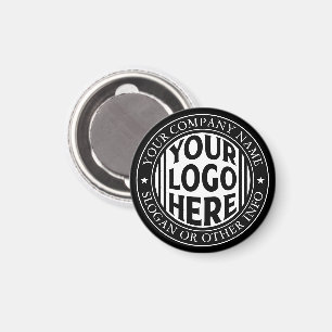 Minimal Business Name And Custom Brand Logo  Magnet