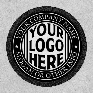 Minimal Business Name And Custom Brand Logo Patch